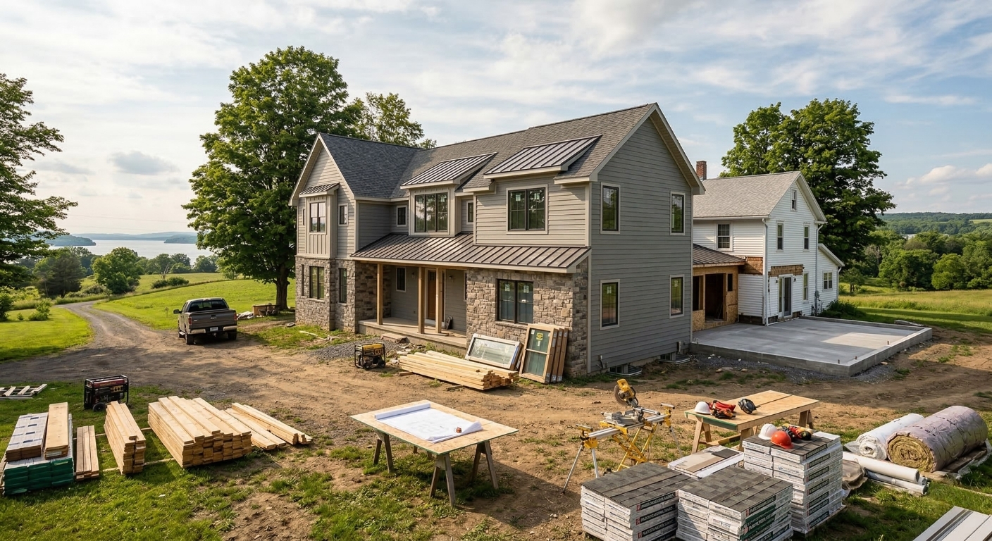 General contractor services in Cayuga County NY including custom homes and remodels