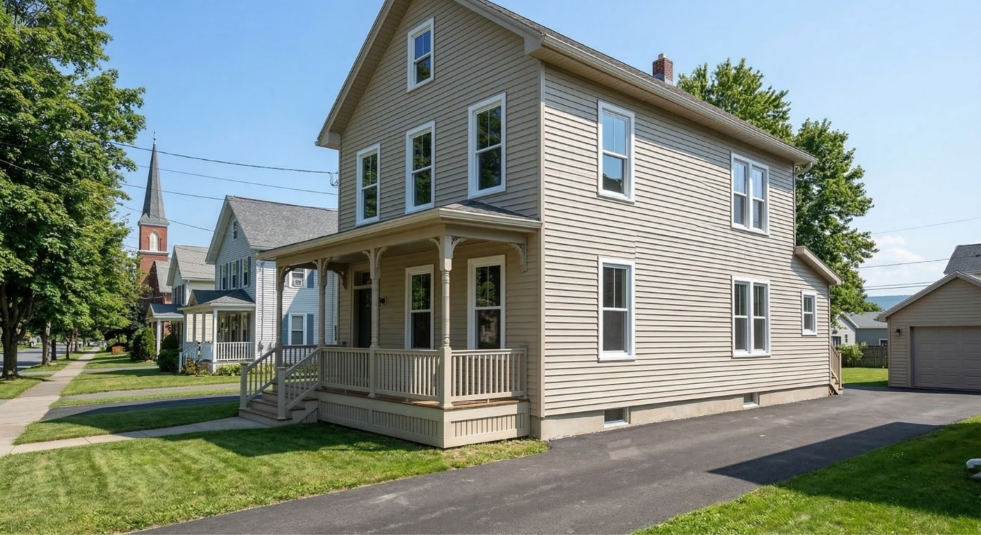 Exterior vinyl siding and window replacement in Auburn