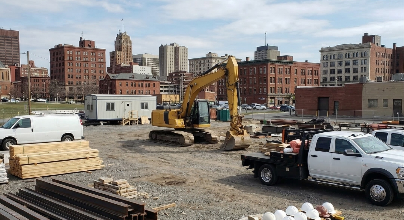 WeBuild CNY contractor team on a job site in Syracuse, NY